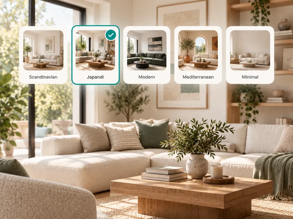 The Archmaster style picker with one style tile selected